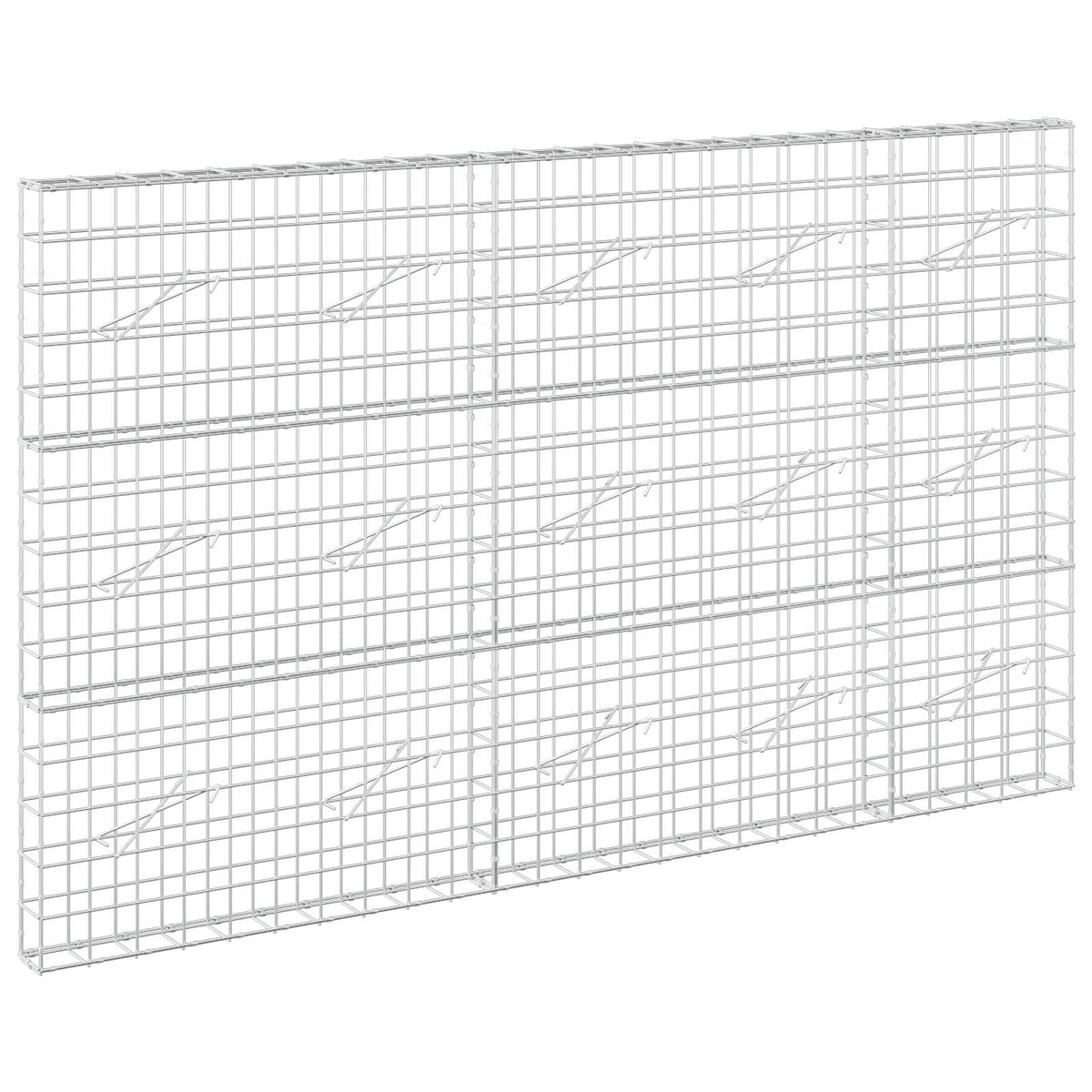 Γκαμπιόν με σύρμα 5 mm και πλέγμα 10x10 cm 250x10x150 εκ