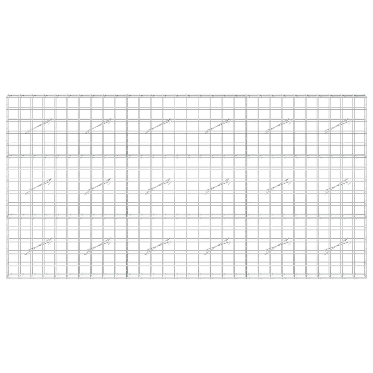 Γκαμπιόν με σύρμα 5 mm και πλέγμα 10x10 cm 300x10x150 εκ - Pakobazaar