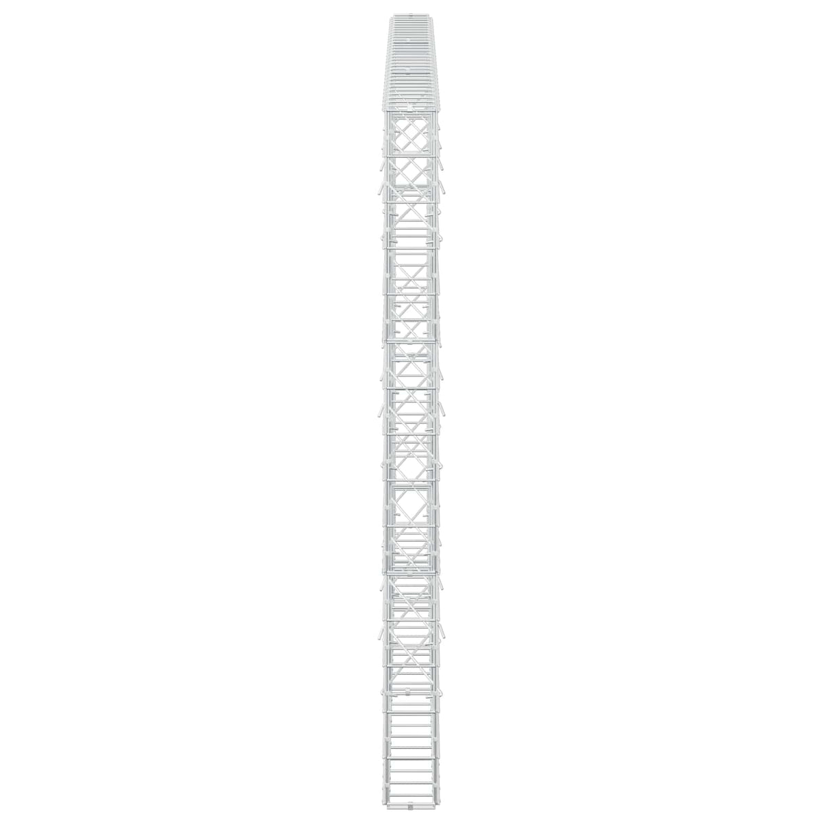 Γκαμπιόν με σύρμα 5 mm και πλέγμα 10x10 cm 300x10x150 εκ - Pakobazaar