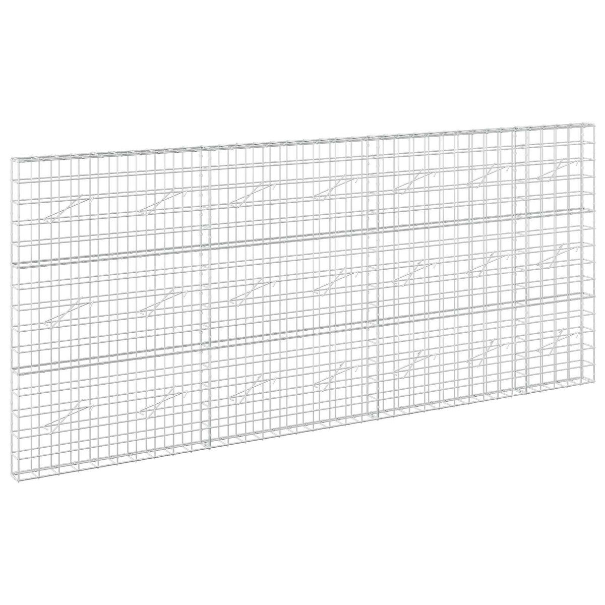 Γκαμπιόν με σύρμα 5 mm και πλέγμα 10x10 cm 350x10x150 εκ