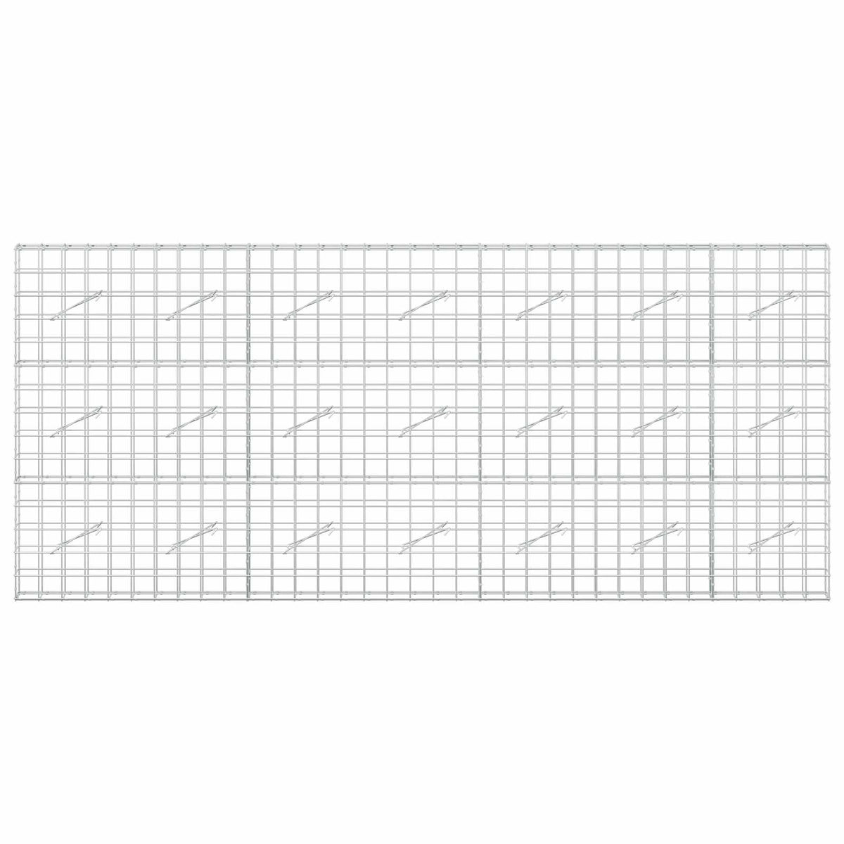 Γκαμπιόν με σύρμα 5 mm και πλέγμα 10x10 cm 350x10x150 εκ