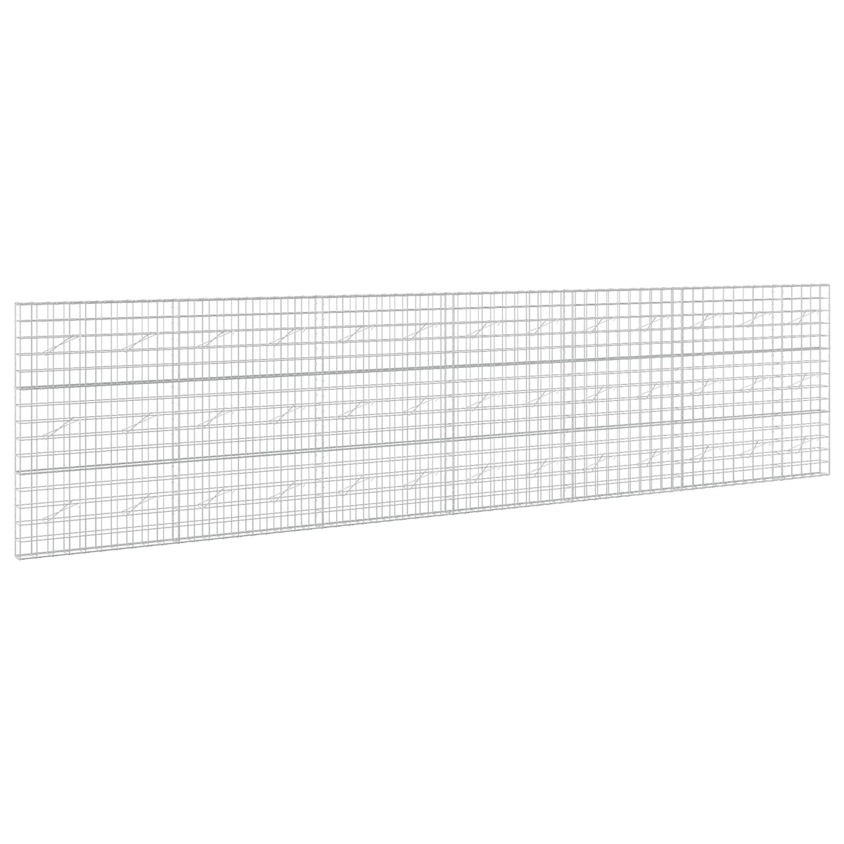 Γκαμπιόν με σύρμα 5 mm και πλέγμα 10x10 cm 650x10x150 εκ - Pakobazaar