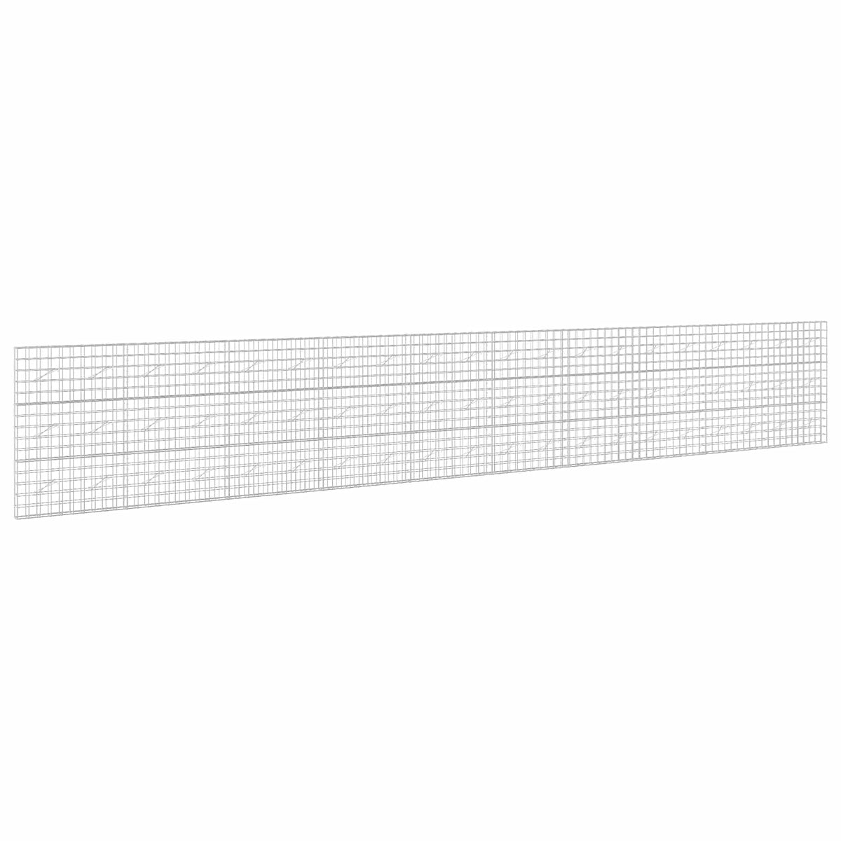 Γκαμπιόν με σύρμα 5 mm και πλέγμα 10x10 cm 1000x10x150 εκ - Pakobazaar
