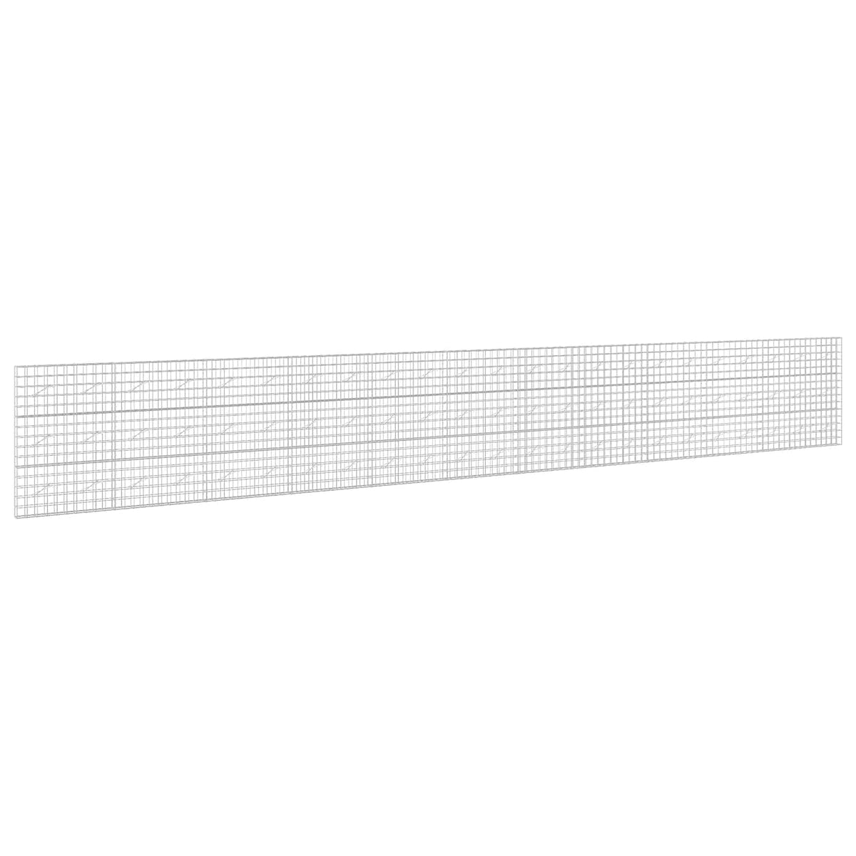 Γκαμπιόν με σύρμα 5 mm και πλέγμα 10x10 cm 1150x10x150 εκ - Pakobazaar