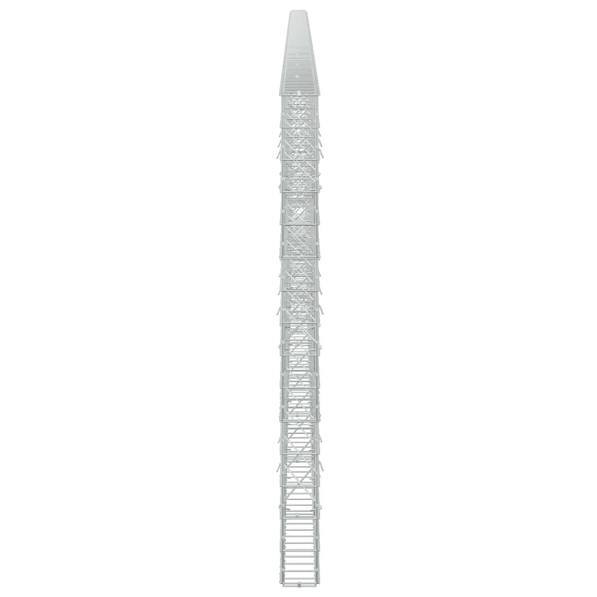 Γκαμπιόν με σύρμα 5 mm και πλέγμα 10x10 cm 1150x10x150 εκ - Pakobazaar