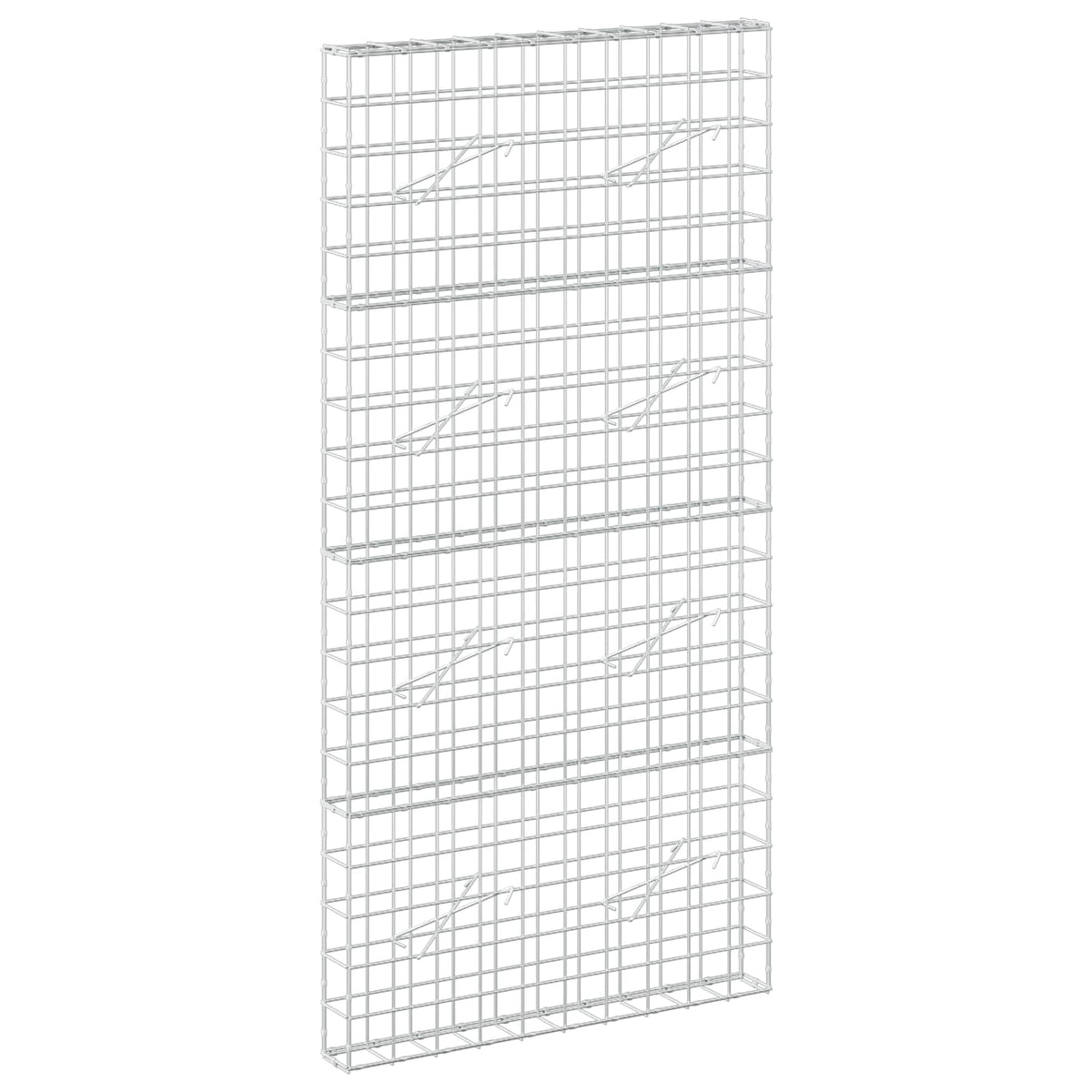 Γκαμπιόν με σύρμα 5 mm και πλέγμα 10x10 cm 100x10x200 εκ - Pakobazaar