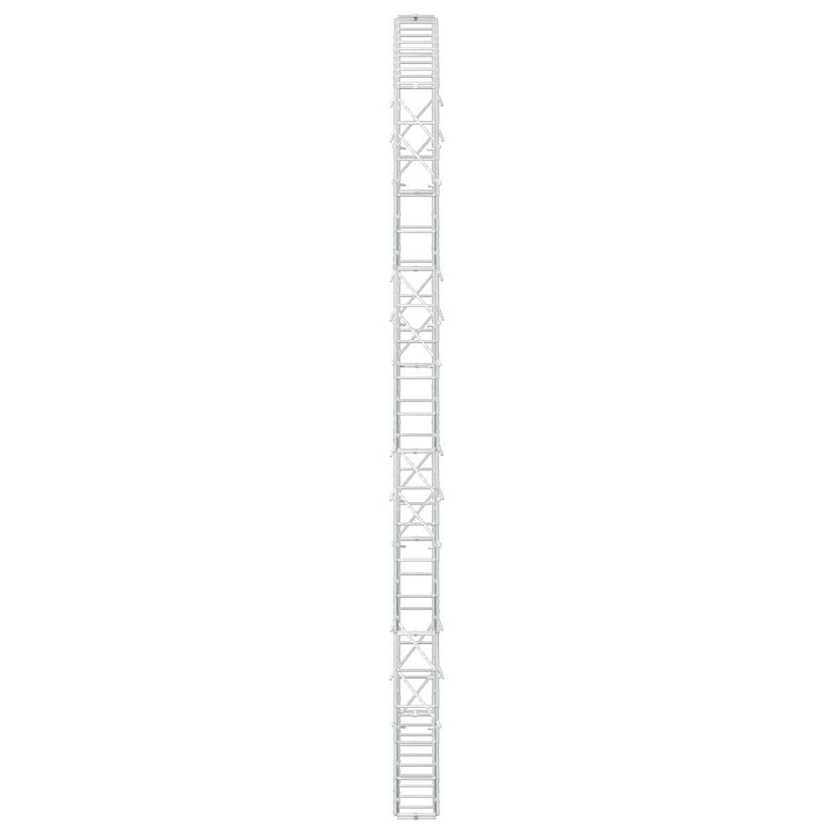 Γκαμπιόν με σύρμα 5 mm και πλέγμα 10x10 cm 100x10x200 εκ - Pakobazaar