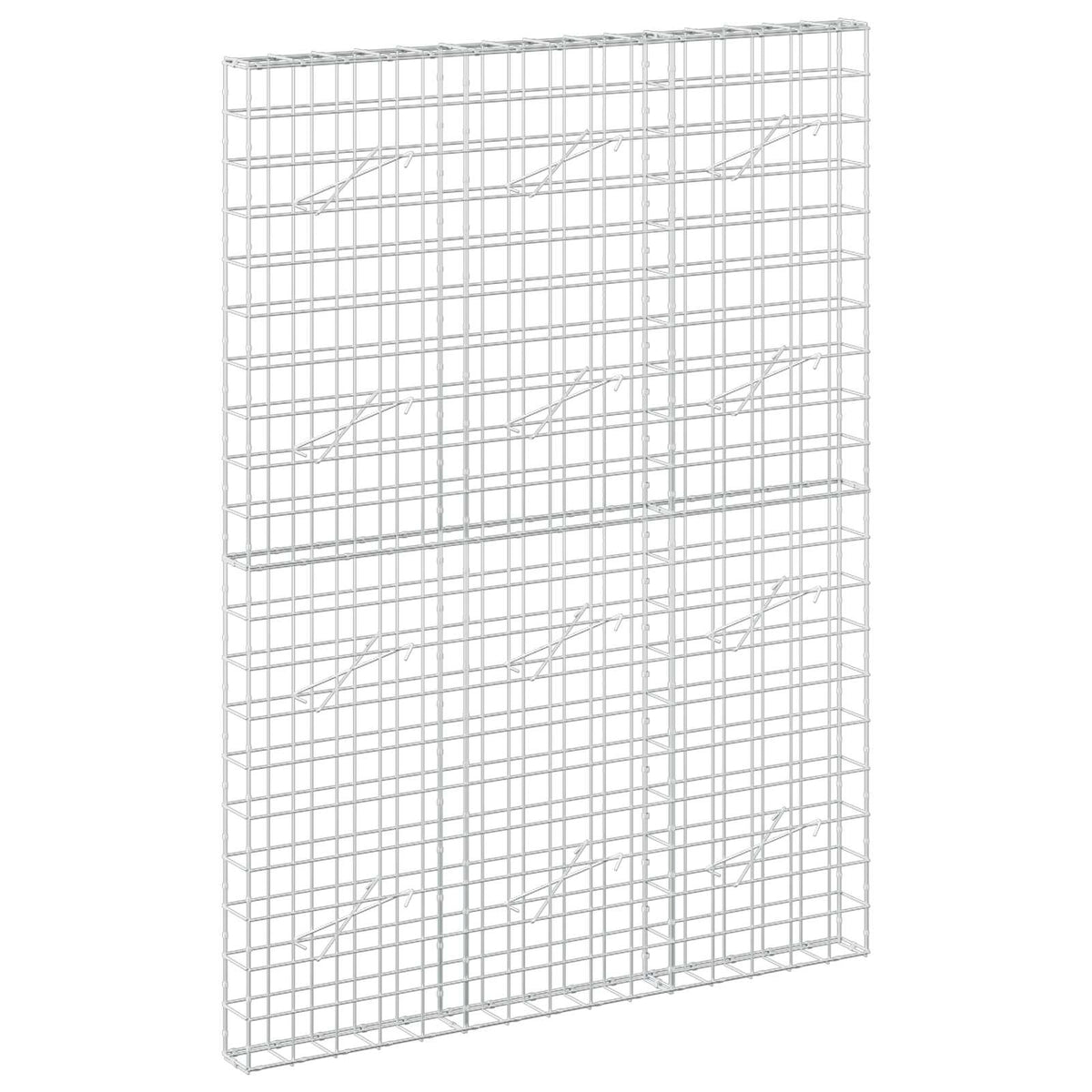 Γκαμπιόν με σύρμα 5 mm και πλέγμα 10x10 cm 150x10x200 εκ - Pakobazaar