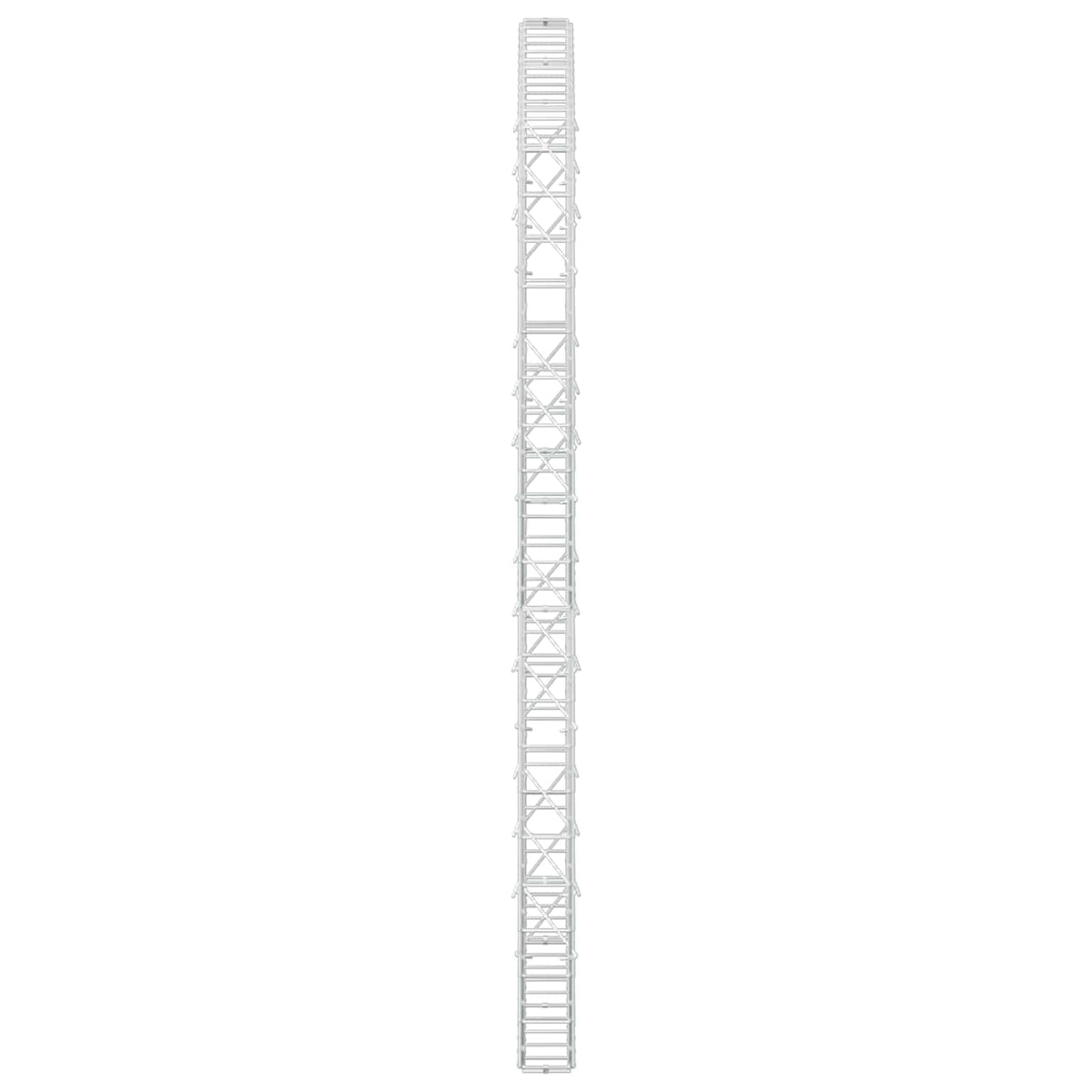 Γκαμπιόν με σύρμα 5 mm και πλέγμα 10x10 cm 150x10x200 εκ - Pakobazaar