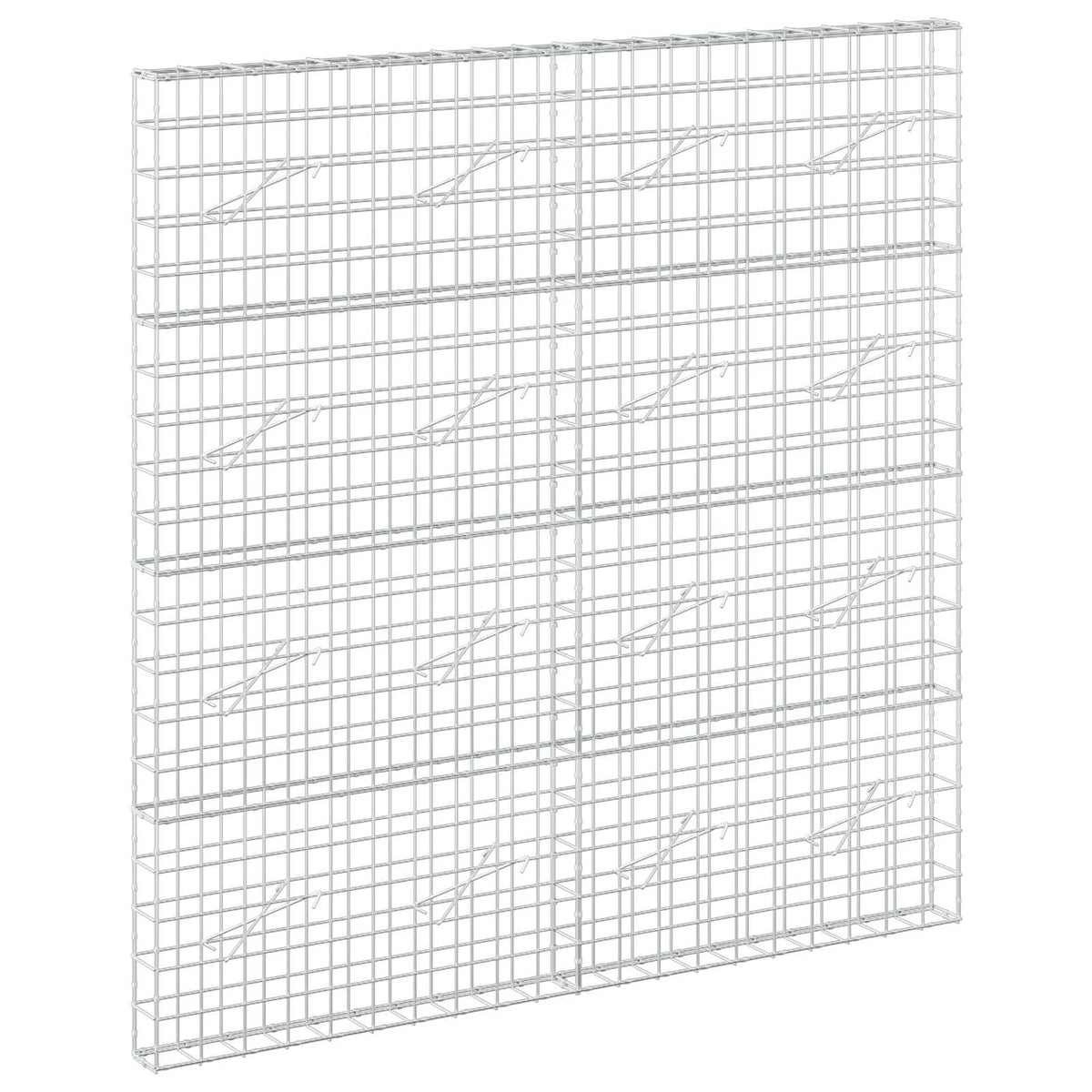 Γκαμπιόν με σύρμα 5 mm και πλέγμα 10x10 cm 200x10x200 εκ - Pakobazaar