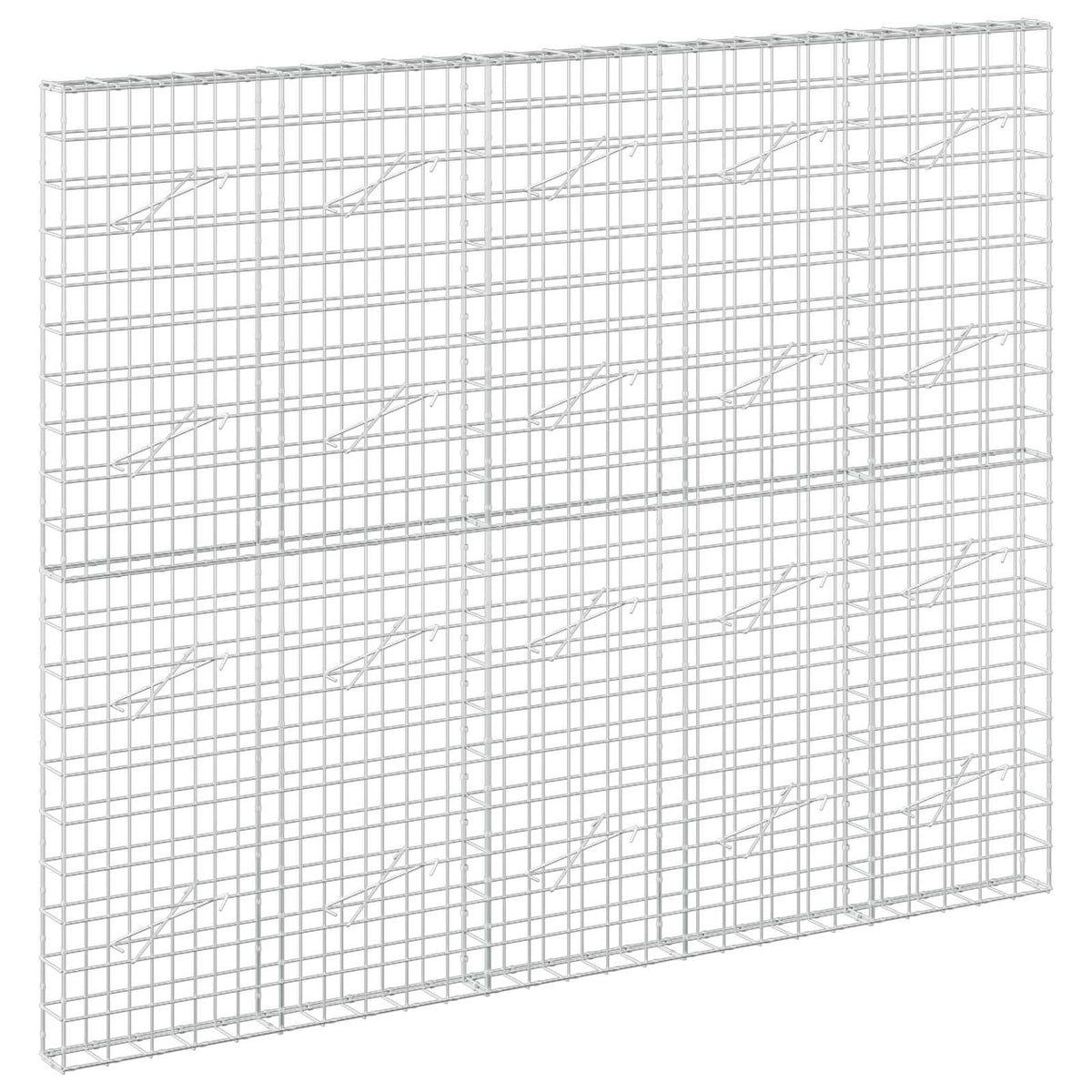 Γκαμπιόν με σύρμα 5 mm και πλέγμα 10x10 cm 250x10x200 εκ.