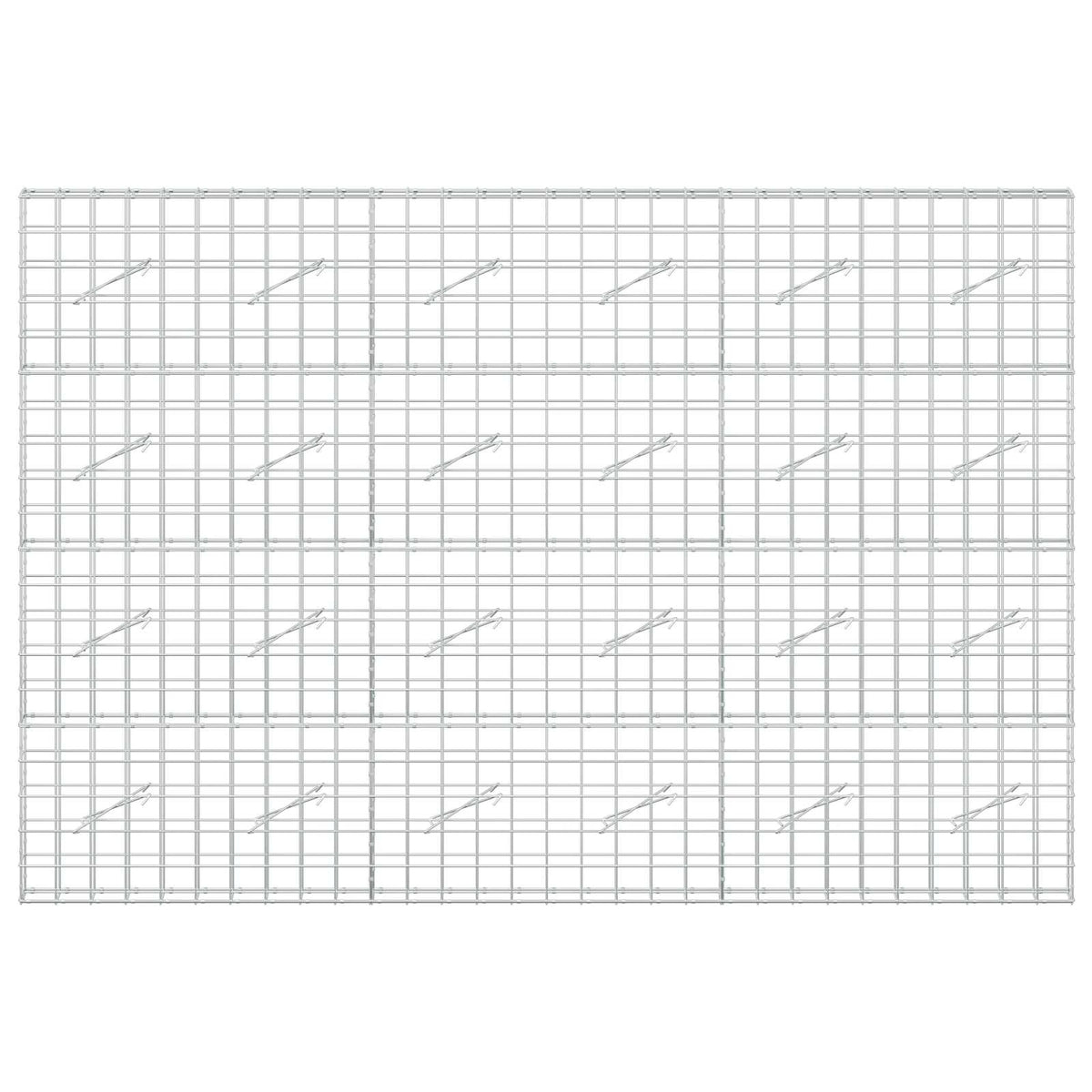 Γκαμπιόν με σύρμα 5 mm και πλέγμα 10x10 cm 300x10x200 εκ - Pakobazaar