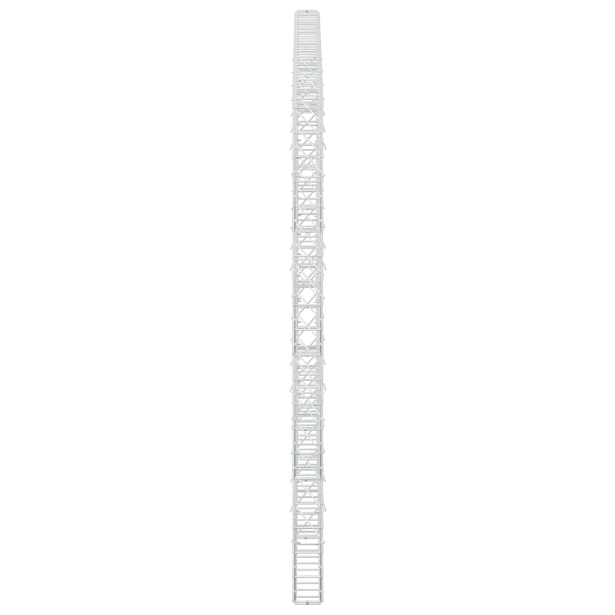 Γκαμπιόν με σύρμα 5 mm και πλέγμα 10x10 cm 350x10x200 εκ. - Pakobazaar