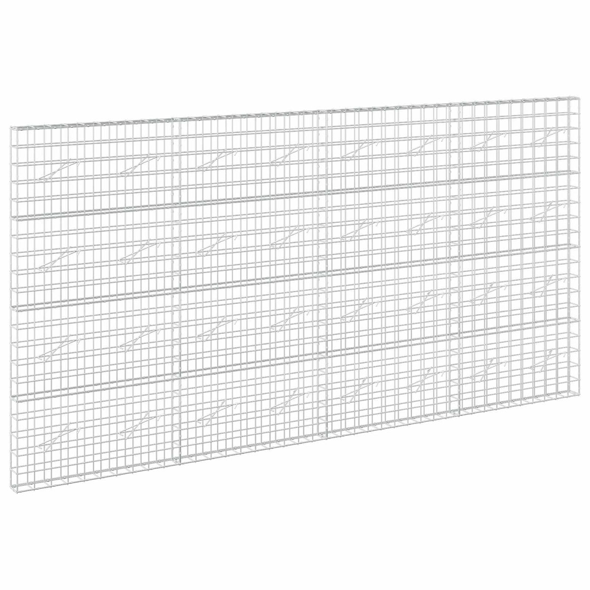 Γκαμπιόν με σύρμα 5 mm και πλέγμα 10x10 cm 400x10x200 εκ - Pakobazaar