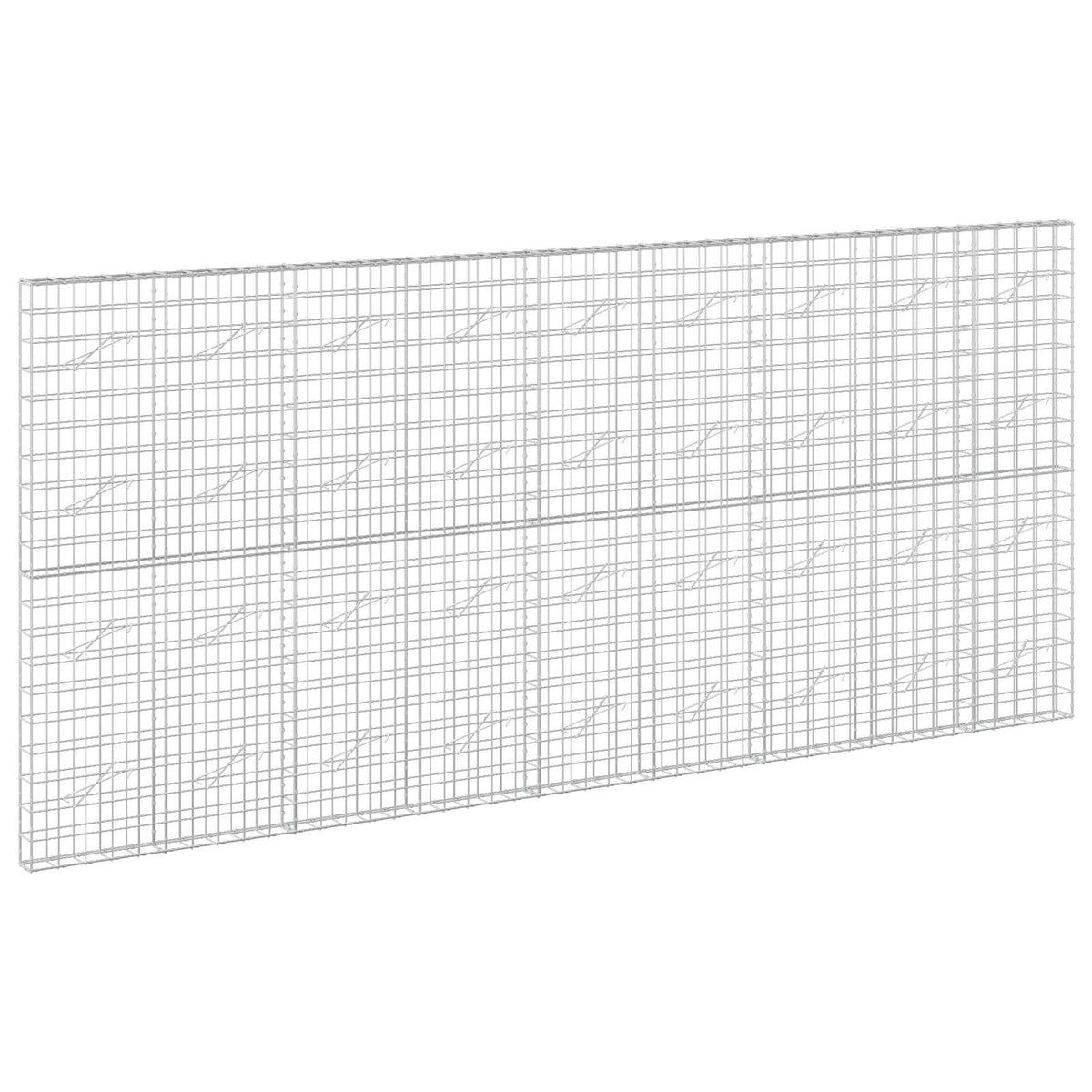 Γκαμπιόν με σύρμα 5 mm και πλέγμα 10x10 cm 450x10x200 εκ