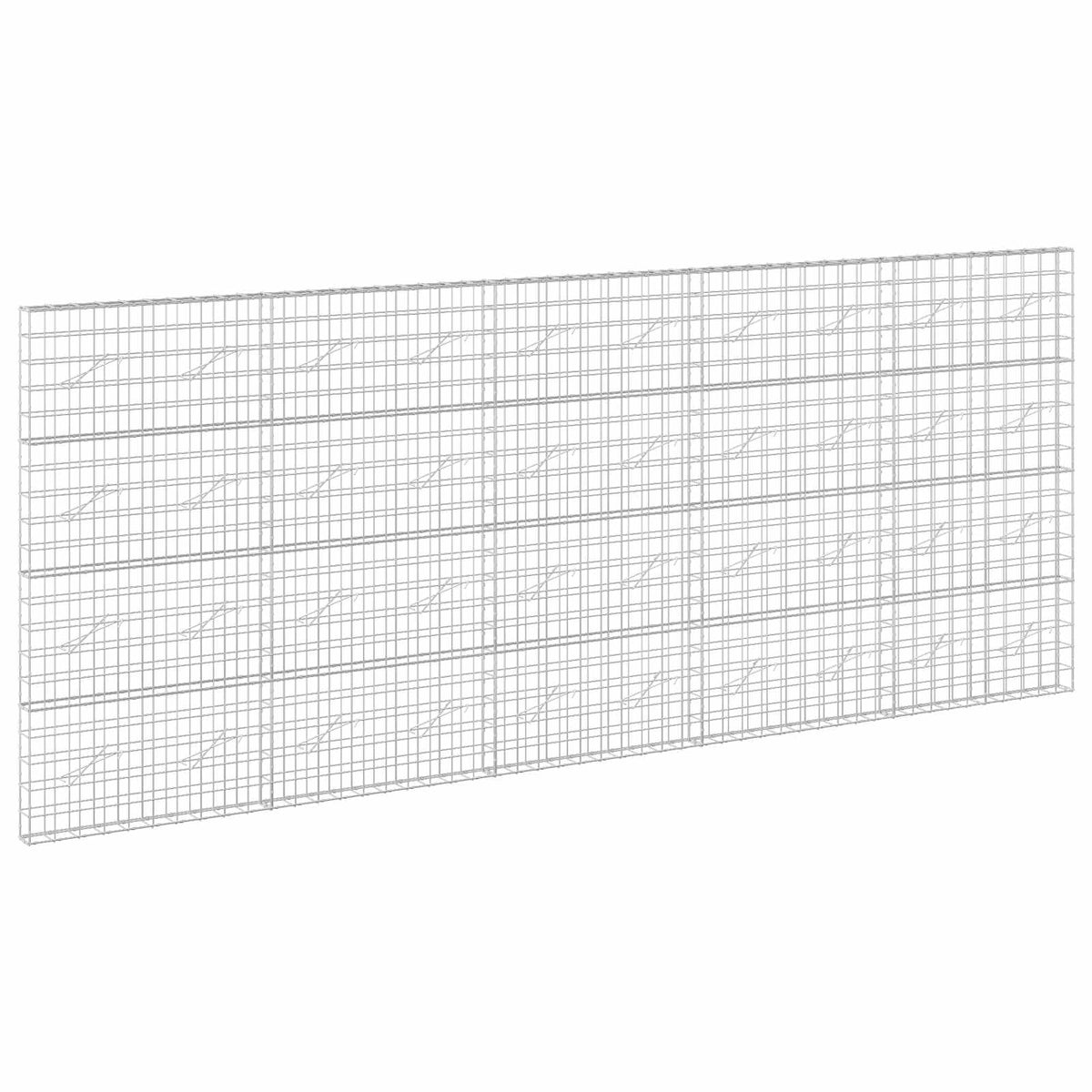 Γκαμπιόν με σύρμα 5 mm και πλέγμα 10x10 cm 500x10x200 εκ - Pakobazaar