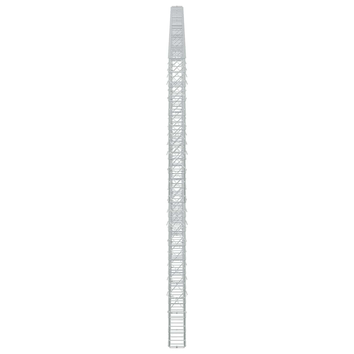Γκαμπιόν με σύρμα 5 mm και πλέγμα 10x10 cm 550x10x200 εκ - Pakobazaar