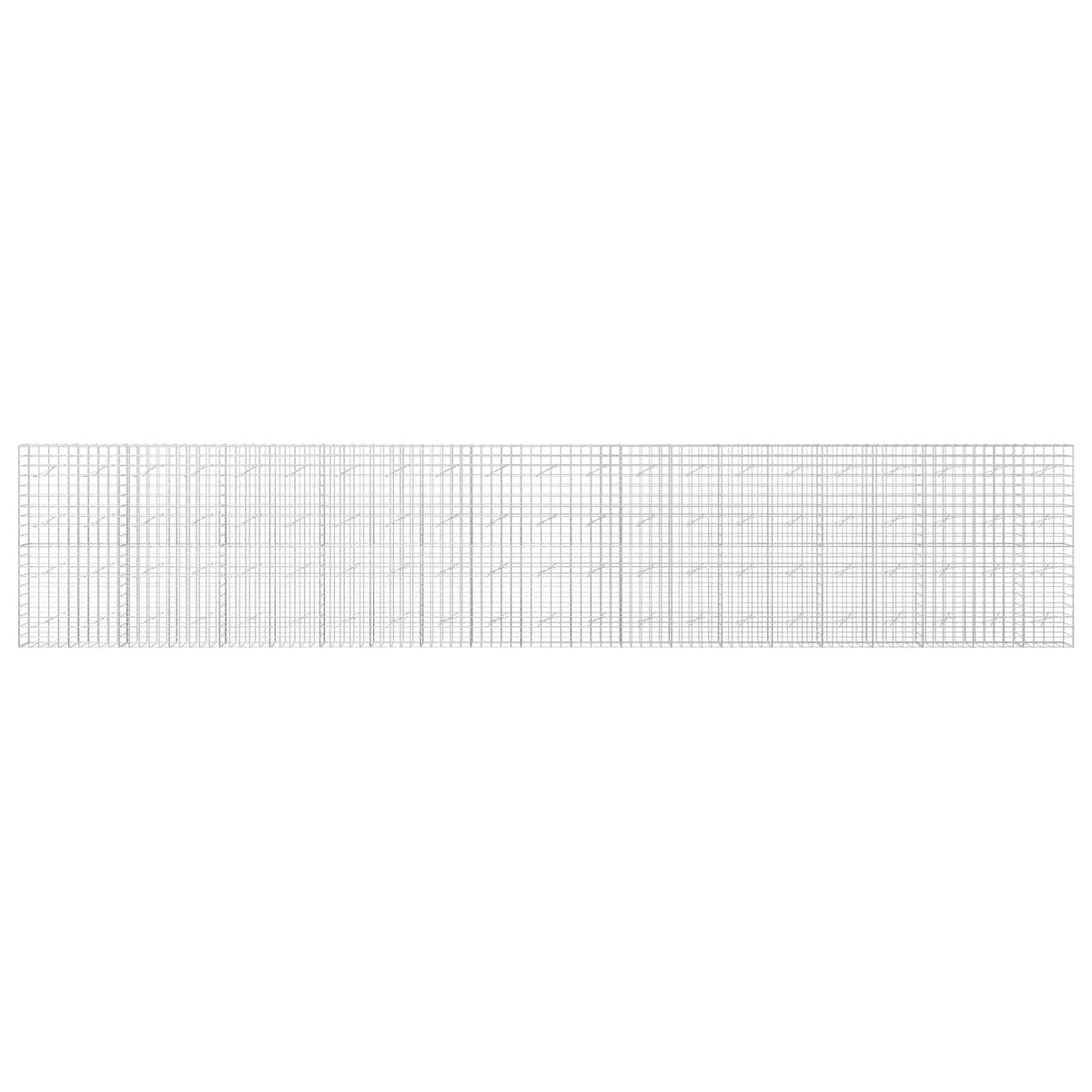 Γκαμπιόν με σύρμα 5 mm και πλέγμα 10x10 cm 1050x10x200 εκ - Pakobazaar