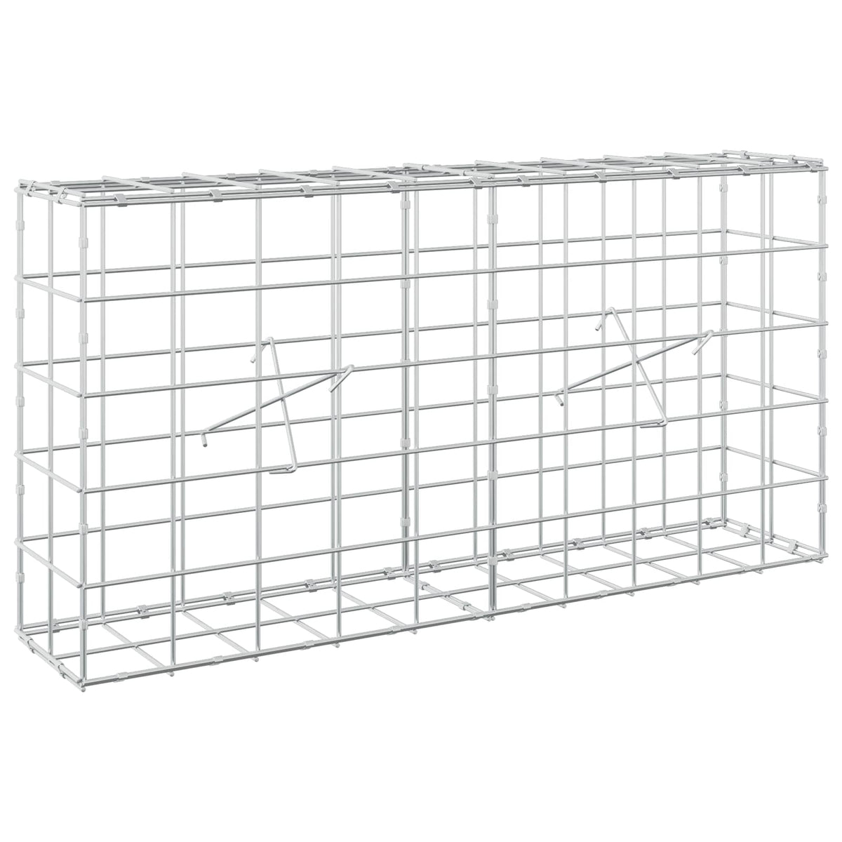 Γκαμπιόν με σύρμα 5 mm και πλέγμα 10x10 cm 100x20x50 εκ