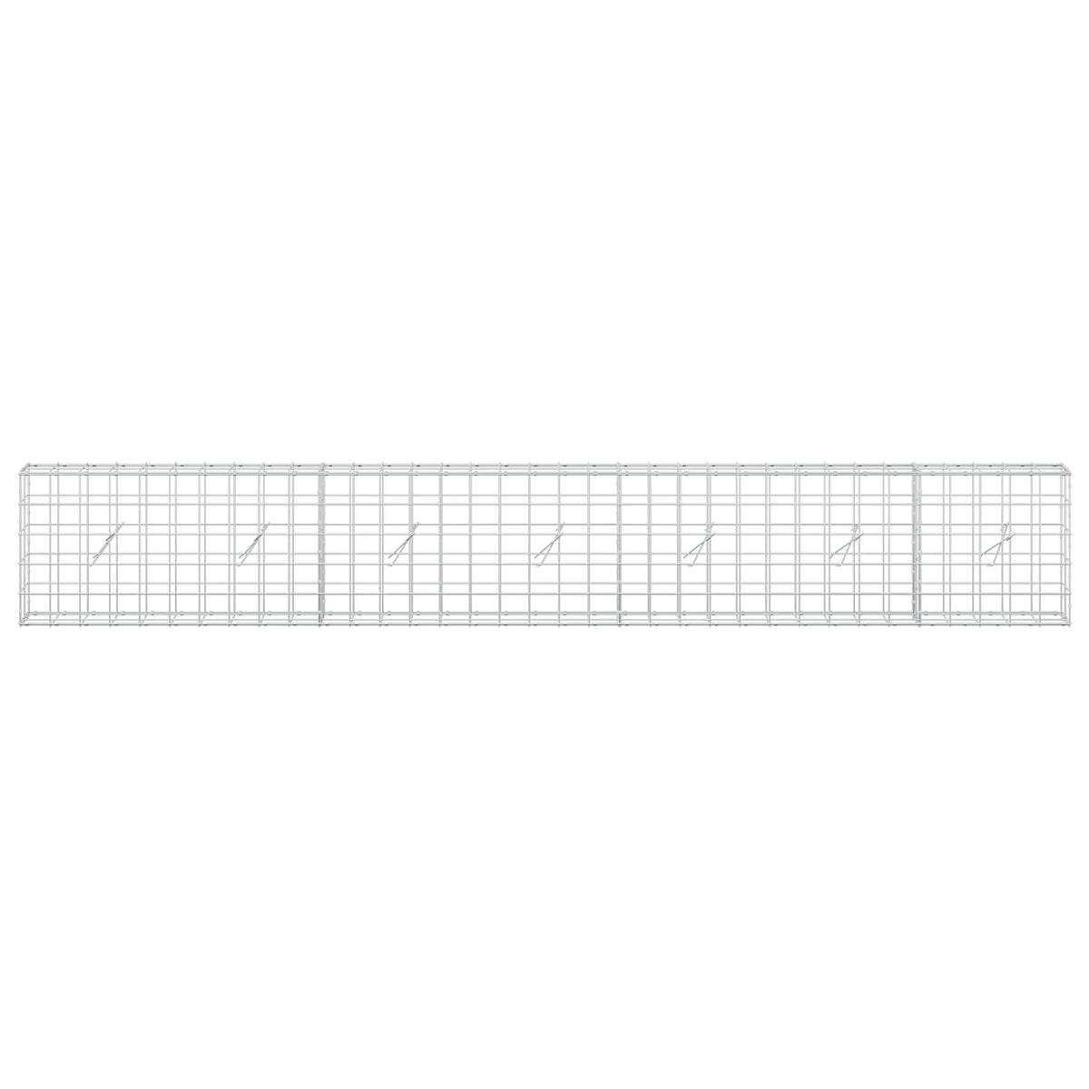Γκαμπιόν με σύρμα 5 mm και πλέγμα 10x10 cm 350x20x50 εκ