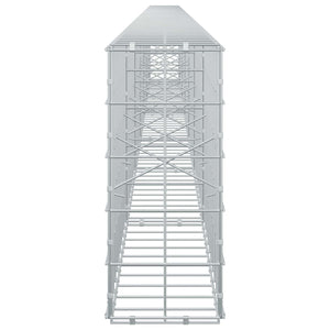 Γκαμπιόν με σύρμα 5 mm και πλέγμα 10x10 cm 650x20x50 εκ - Pakobazaar