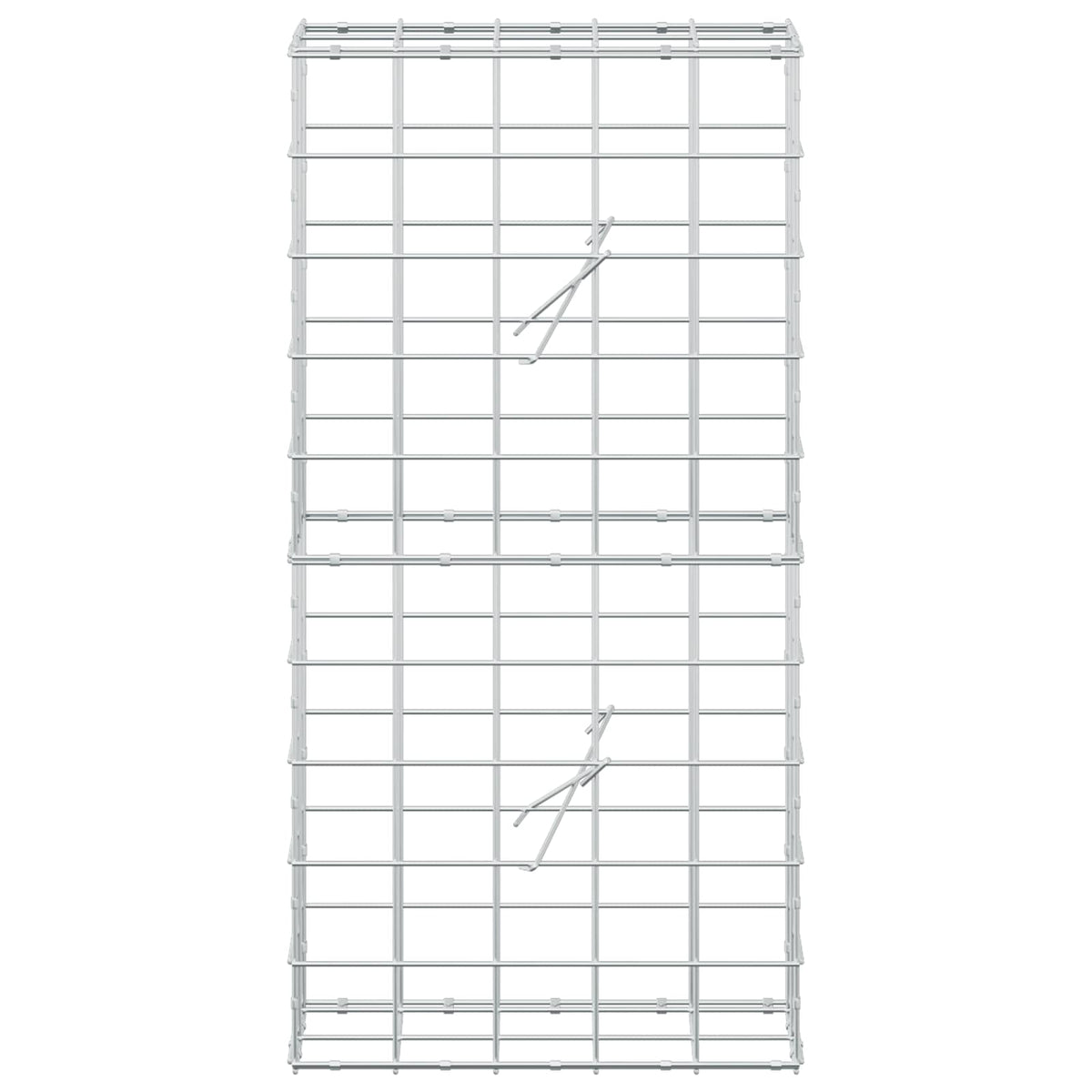 Γκαμπιόν με σύρμα 5 mm και πλέγμα 10x10 cm 50x20x100 εκ - Pakobazaar