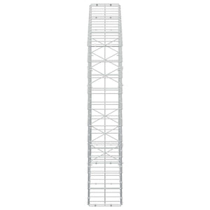 Γκαμπιόν με σύρμα 5 mm και πλέγμα 10x10 cm 150x20x100 εκ - Pakobazaar