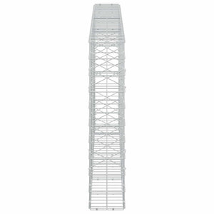 Γκαμπιόν με σύρμα 5 mm και πλέγμα 10x10 cm 350x20x100 εκ - Pakobazaar