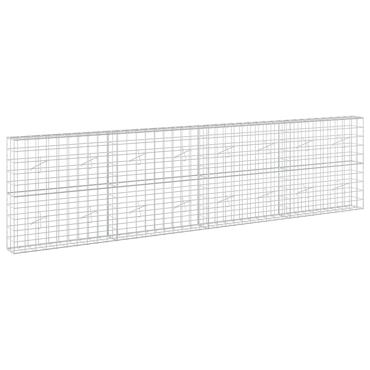 Γκαμπιόν με σύρμα 5 mm και πλέγμα 10x10 cm 400x20x100 εκ