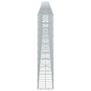 Γκαμπιόν με σύρμα 5 mm και πλέγμα 10x10 cm 650x20x100 εκ - Pakobazaar