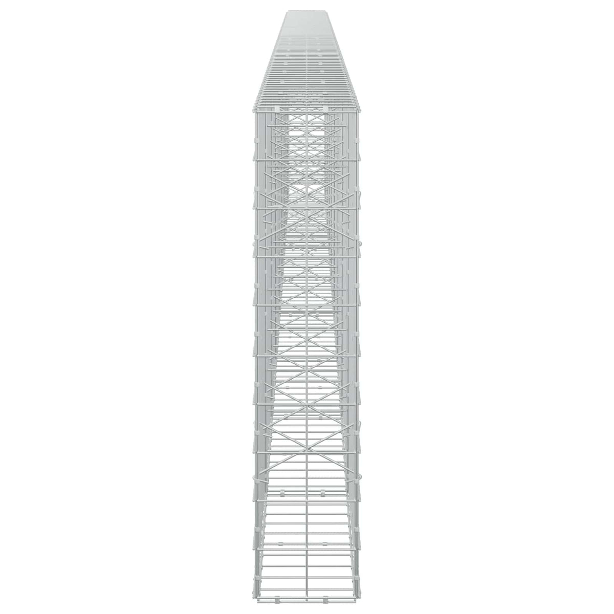 Γκαμπιόν με σύρμα 5 mm και πλέγμα 10x10 cm 850x20x100 εκ - Pakobazaar