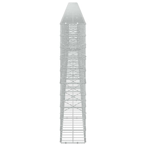 Γκαμπιόν με σύρμα 5 mm και πλέγμα 10x10 cm 1000x20x100 εκ - Pakobazaar