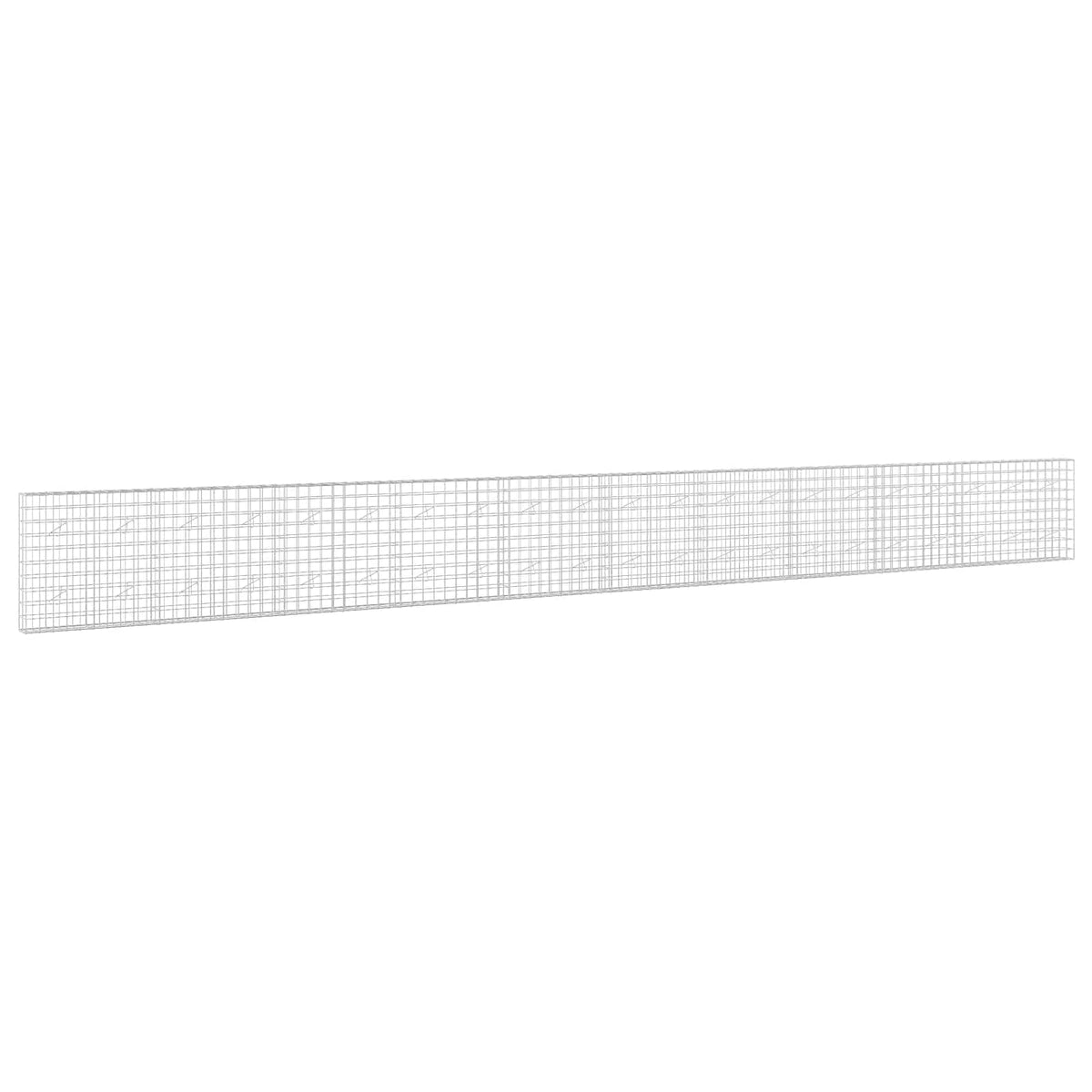 Γκαμπιόν με σύρμα 5 mm και πλέγμα 10x10 cm 1050x20x100 εκ