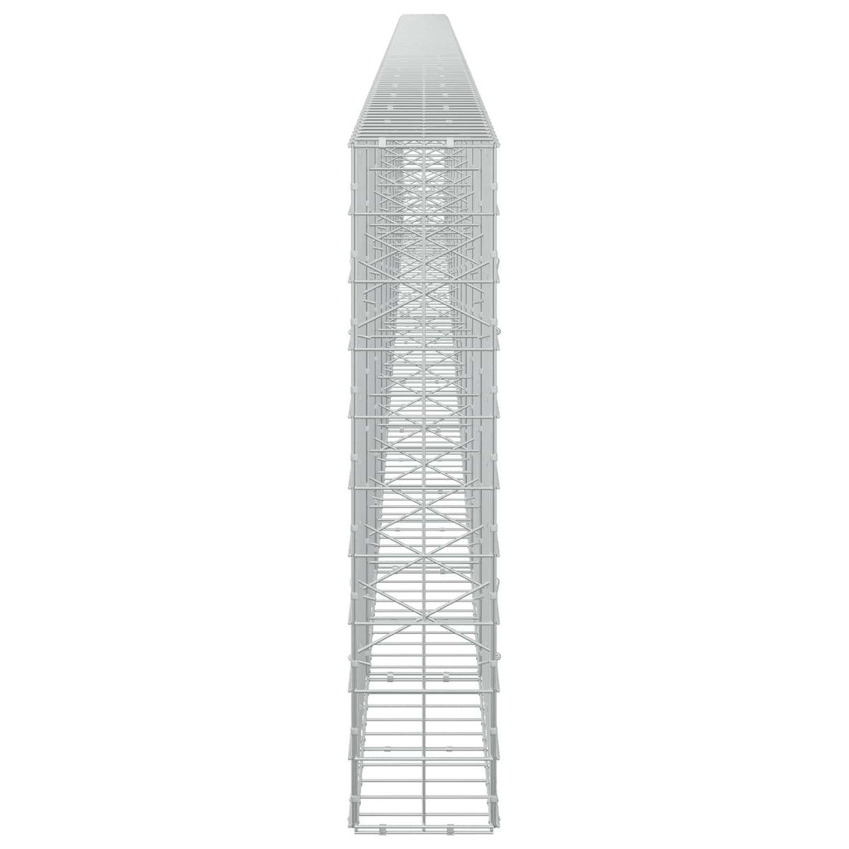Γκαμπιόν με σύρμα 5 mm και πλέγμα 10x10 cm 1050x20x100 εκ