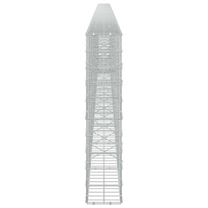 Γκαμπιόν με σύρμα 5 mm και πλέγμα 10x10 cm 1100x20x100 εκ - Pakobazaar