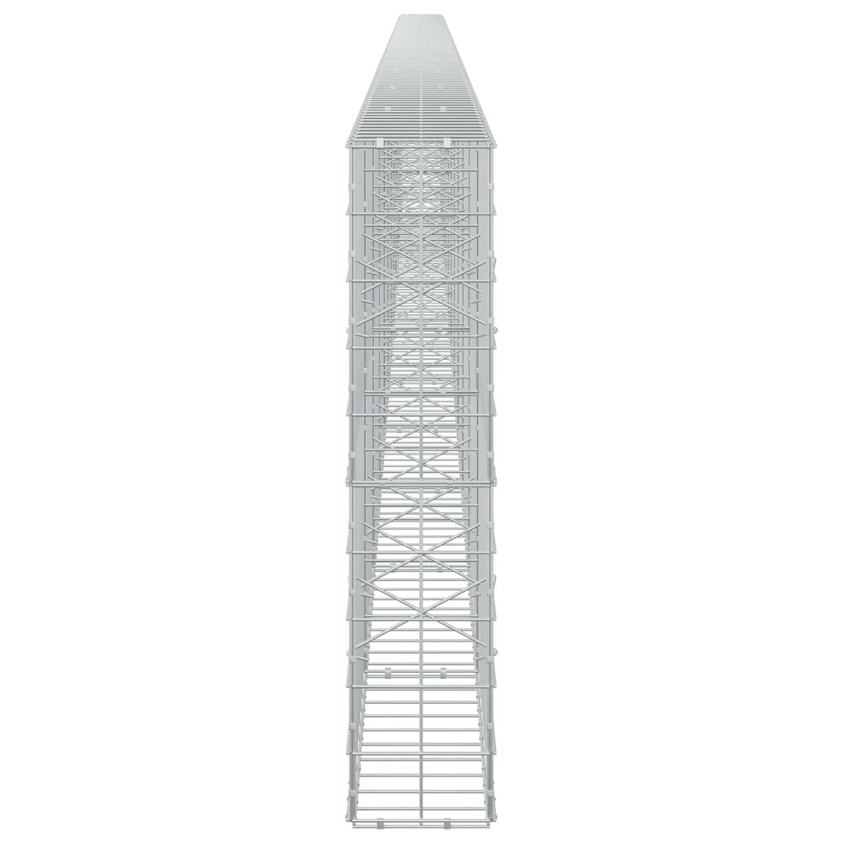 Γκαμπιόν με σύρμα 5 mm και πλέγμα 10x10 cm 1150x20x100 εκ - Pakobazaar