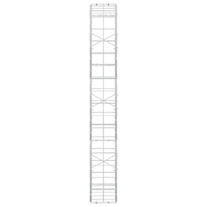 Γκαμπιόν με σύρμα 5 mm και πλέγμα 10x10 cm 50x20x150 εκ.