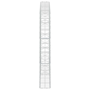 Γκαμπιόν με σύρμα 5 mm και πλέγμα 10x10 cm 200x20x150 εκ - Pakobazaar