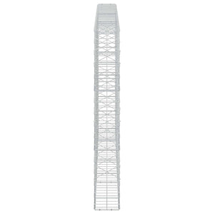 Γκαμπιόν με σύρμα 5 mm και πλέγμα 10x10 cm 350x20x150 εκ - Pakobazaar