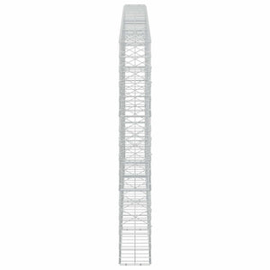 Γκαμπιόν με σύρμα 5 mm και πλέγμα 10x10 cm 400x20x150 εκ - Pakobazaar