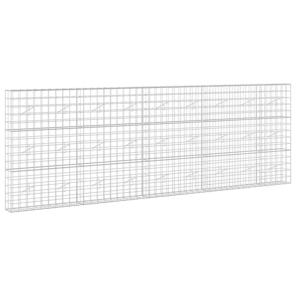 Γκαμπιόν με σύρμα 5 mm και πλέγμα 10x10 cm 450x20x150 εκ