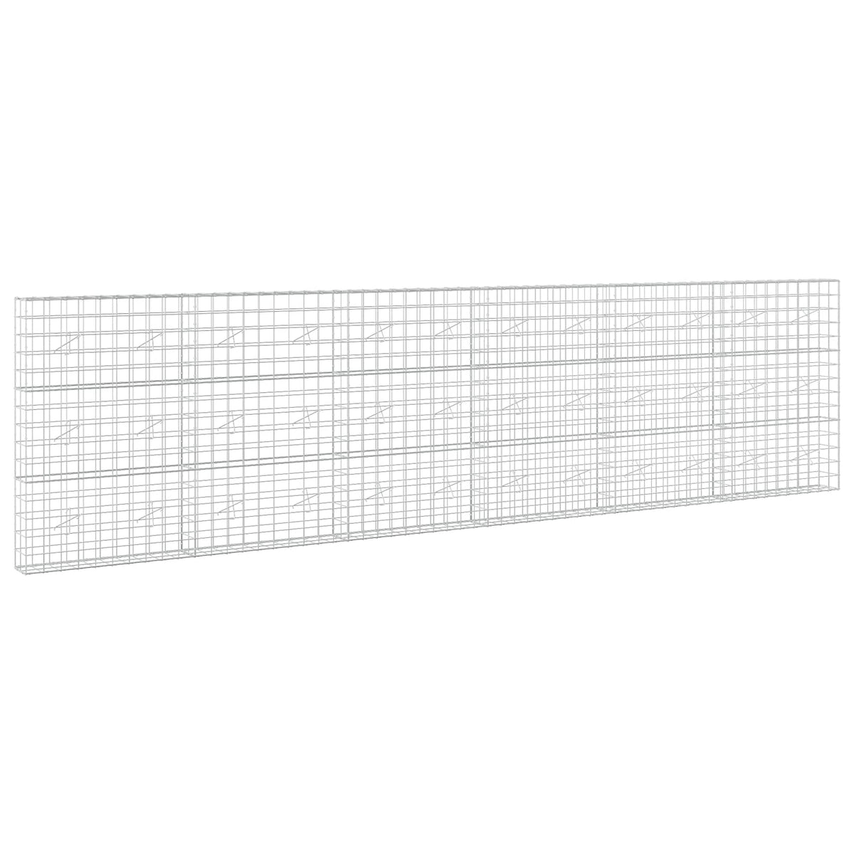 Γκαμπιόν με σύρμα 5 mm και πλέγμα 10x10 cm 600x20x150 εκ