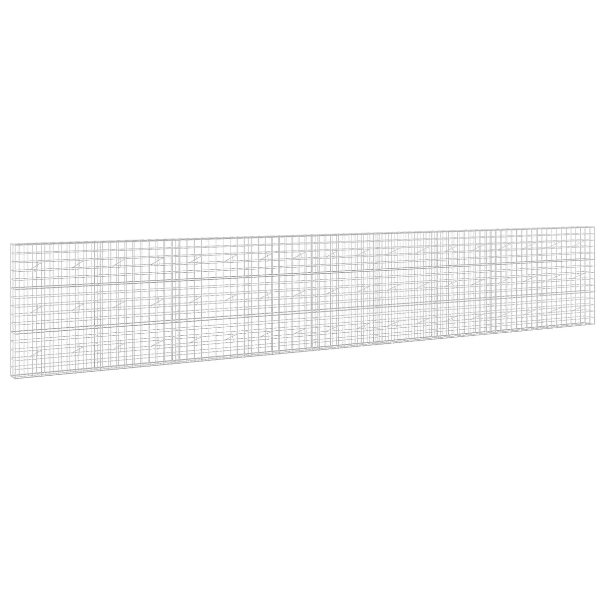 Γκαμπιόν με σύρμα 5 mm και πλέγμα 10x10 cm 900x20x150 εκ. - Pakobazaar