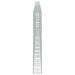Γκαμπιόν με σύρμα 5 mm και πλέγμα 10x10 cm 950x20x150 εκ - Pakobazaar
