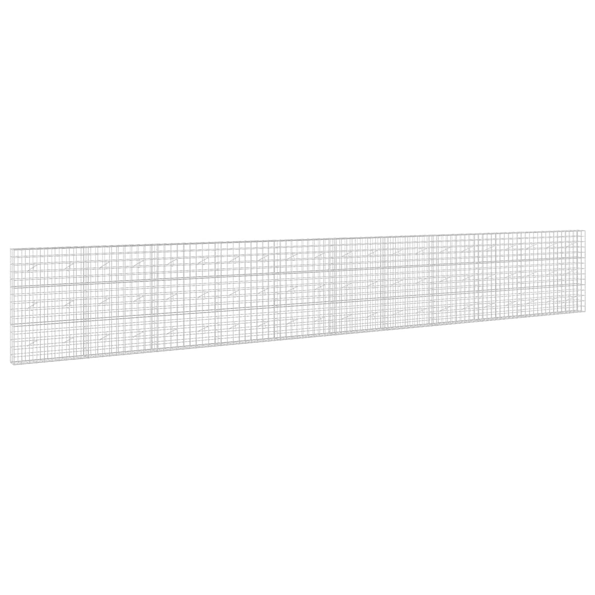 Γκαμπιόν με σύρμα 5 mm και πλέγμα 10x10 cm 1050x20x150 εκ - Pakobazaar