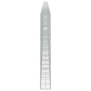 Γκαμπιόν με σύρμα 5 mm και πλέγμα 10x10 cm 1200x20x150 εκ - Pakobazaar