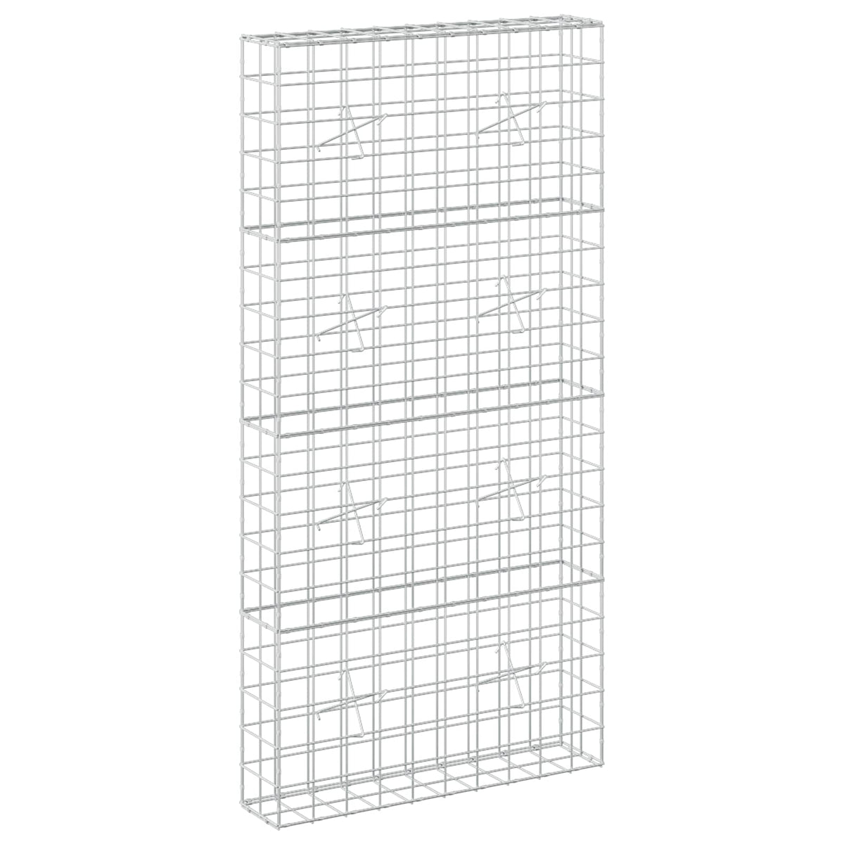 Γκαμπιόν με σύρμα 5 mm και πλέγμα 10x10 cm 100x20x200 εκ