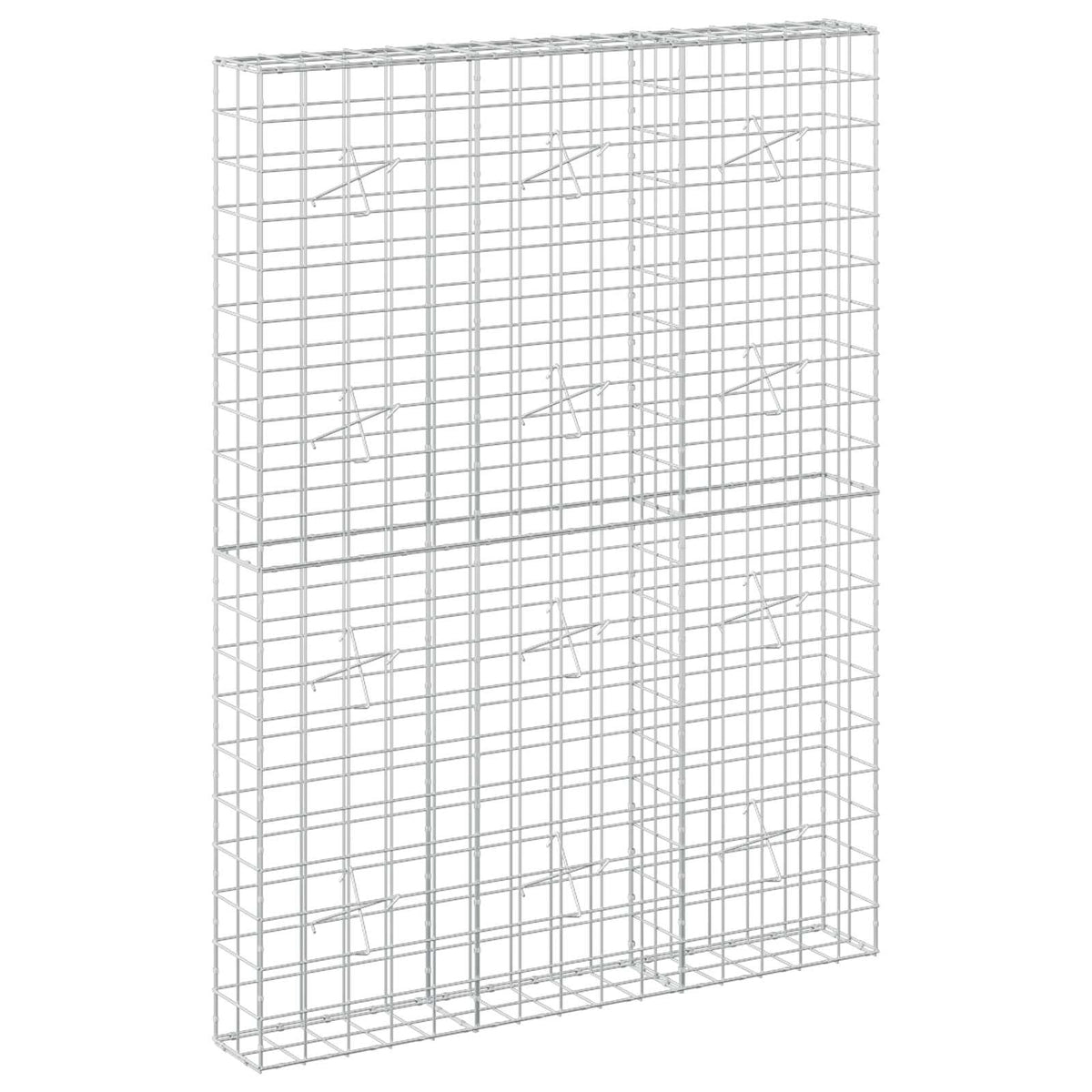 Γκαμπιόν με σύρμα 5 mm και πλέγμα 10x10 cm 150x20x200 εκ - Pakobazaar