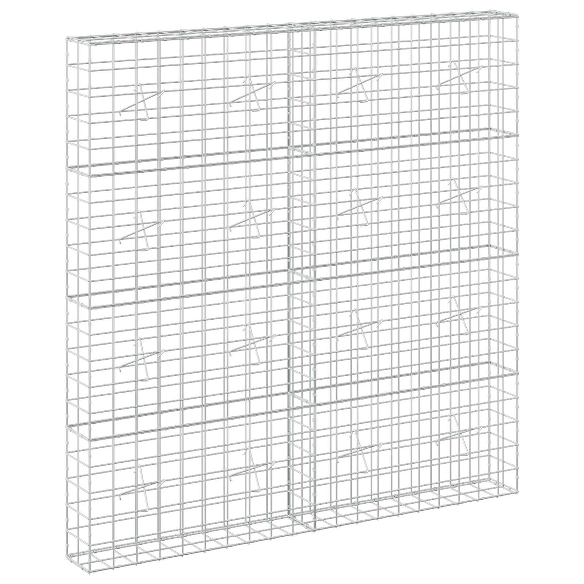 Γκαμπιόν με σύρμα 5 mm και πλέγμα 10x10 cm 200x20x200 εκ