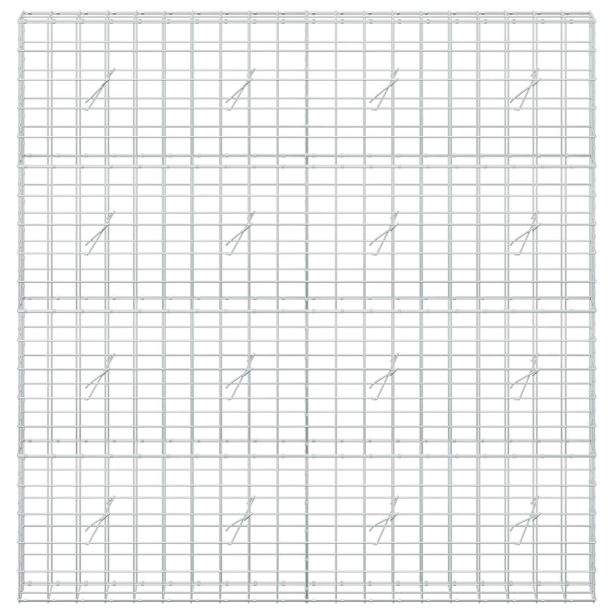 Γκαμπιόν με σύρμα 5 mm και πλέγμα 10x10 cm 200x20x200 εκ